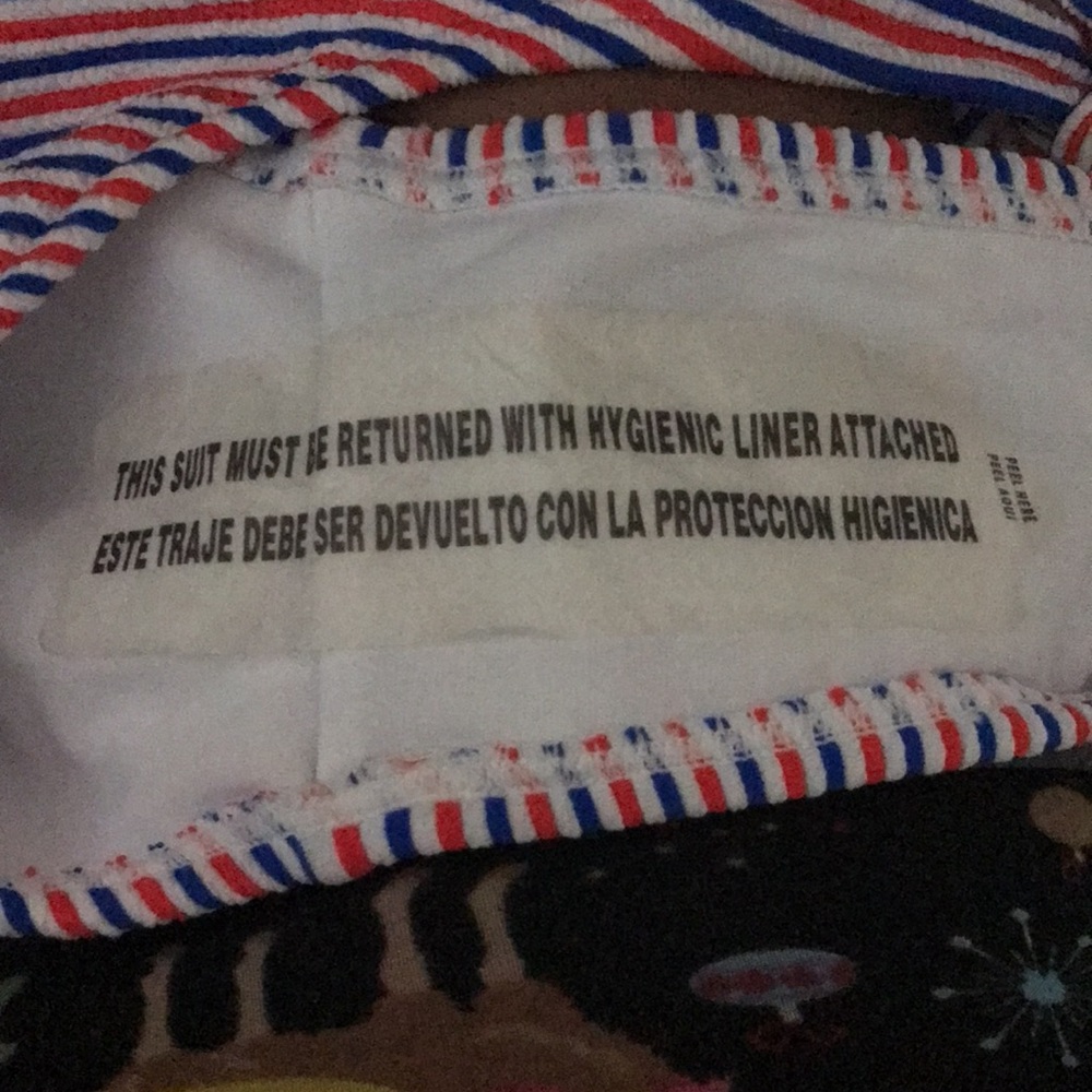 Xhilaration, Red white and blue striped bikini set. Juniors Size M - Picture 8 of 8